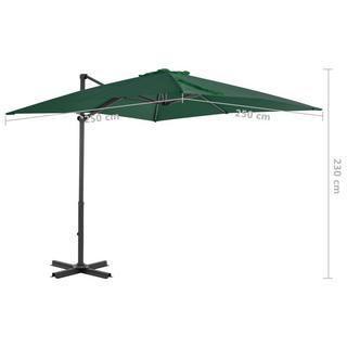 VidaXL Parasol de jardin en porte-à-faux  