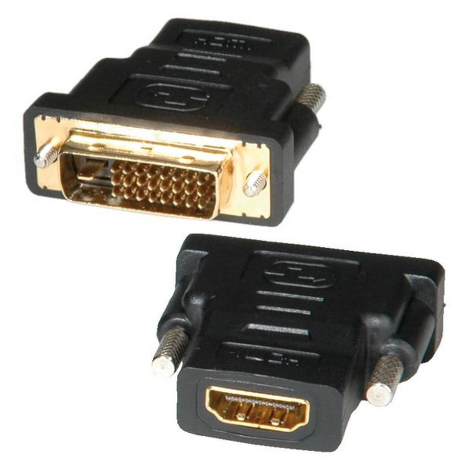 Roline  ROLINE HDMI-DVI Adapter, HDMI BU  DVI-D ST 