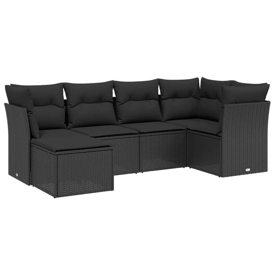 set divano da giardino Polirattan