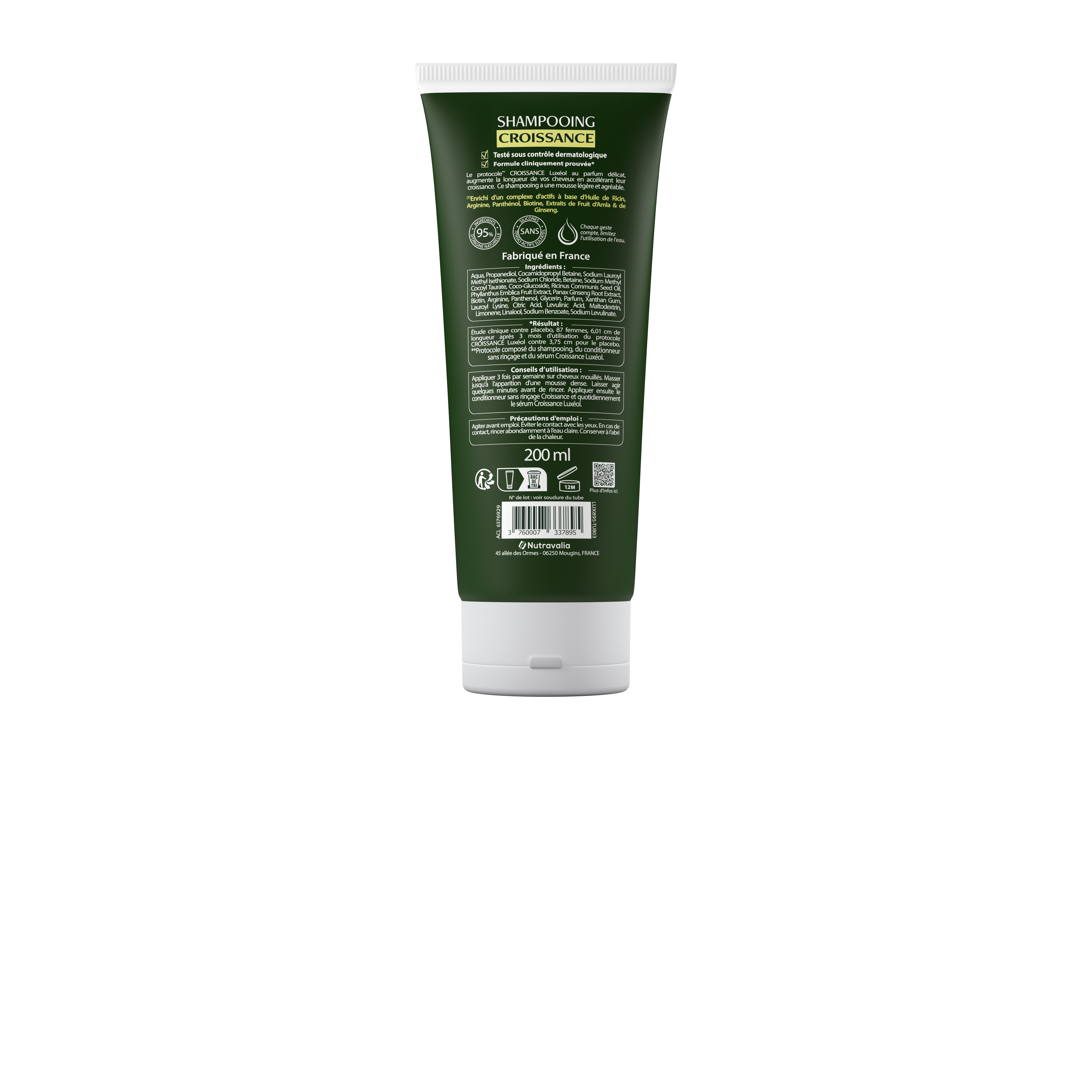 Luxéol  Shampoo Wachstum - 2 Stück 