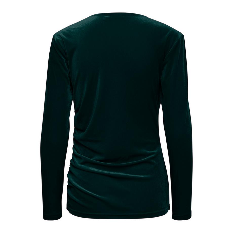 fransa Cassandra Langarm Samt T-Shirt  