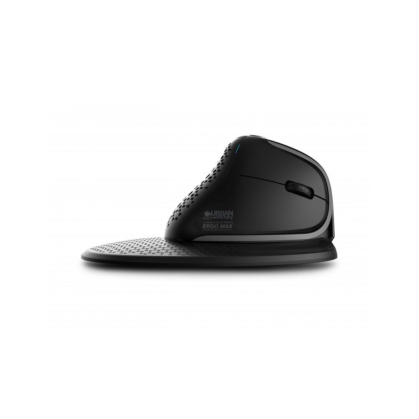 Urban Factory  Souris sans fil bluetooth ergonomique pour droitier  Ergo Max RGB 