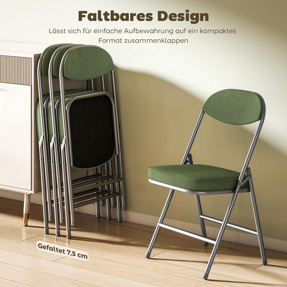 HOMCOM Chaise pliante  