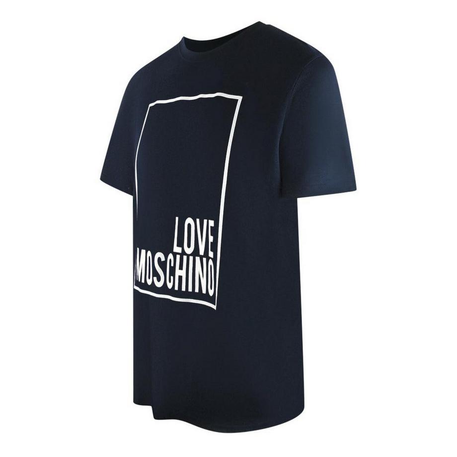 LOVE MOSCHINO  T-ShirtMotiftyle Logo Rectangulaire 