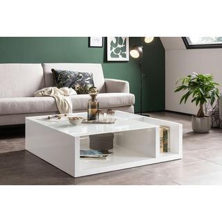 mutoni Table basse Pranob blanc 100  