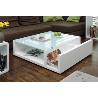 mutoni Table basse Pranob blanc 100  