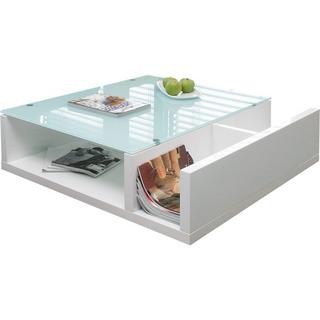 mutoni Table basse Pranob blanc 100  