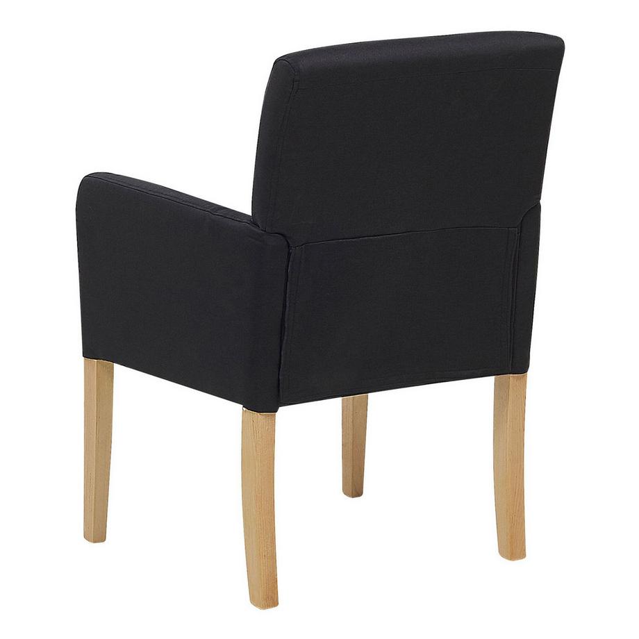 Beliani Chaise de salle à manger en Tissu Rétro ROCKEFELLER  