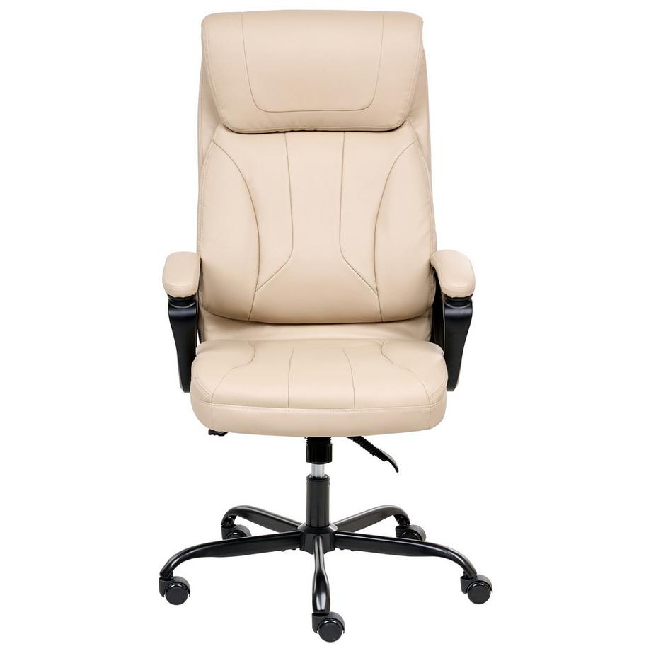Beliani Fauteuil de bureau en Cuir PU  PROUD  
