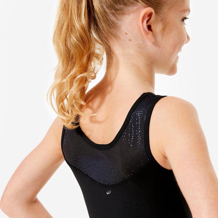 DOMYOS  Turnanzug Maedchen Aermellos Polyester 