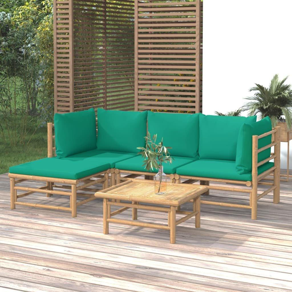 VidaXL Garten lounge set bambus  