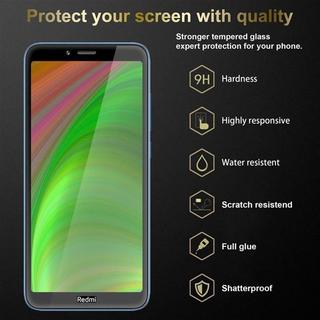 Cadorabo  Plein écran Film de protection compatible avec Xiaomi RedMi 7A - Verre de protection d'écran durci (Tempered) d'une dureté de 9H avec 3D Touch 