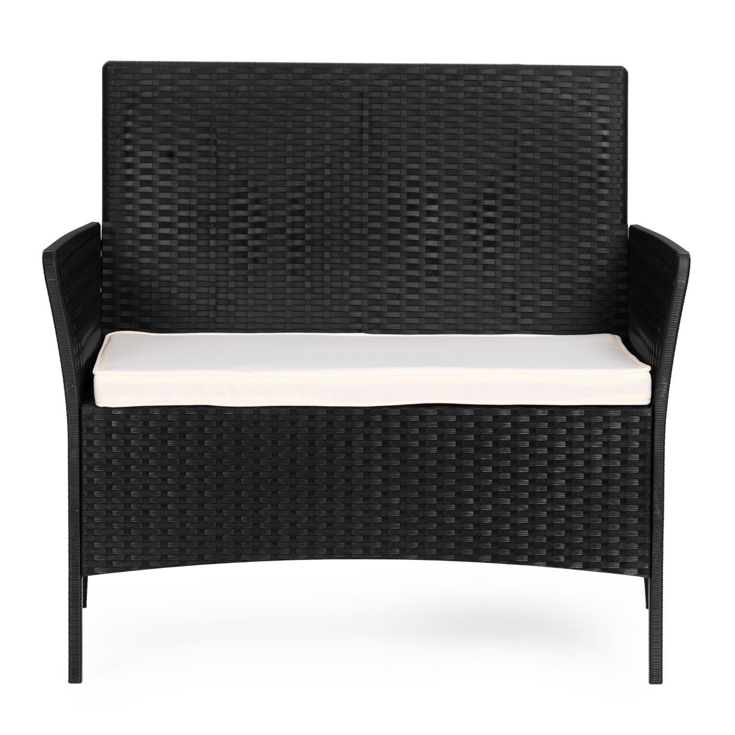 Northio Salon de jardin Table Banc Fauteuil  