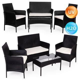 Northio Salon de jardin Table Banc Fauteuil  