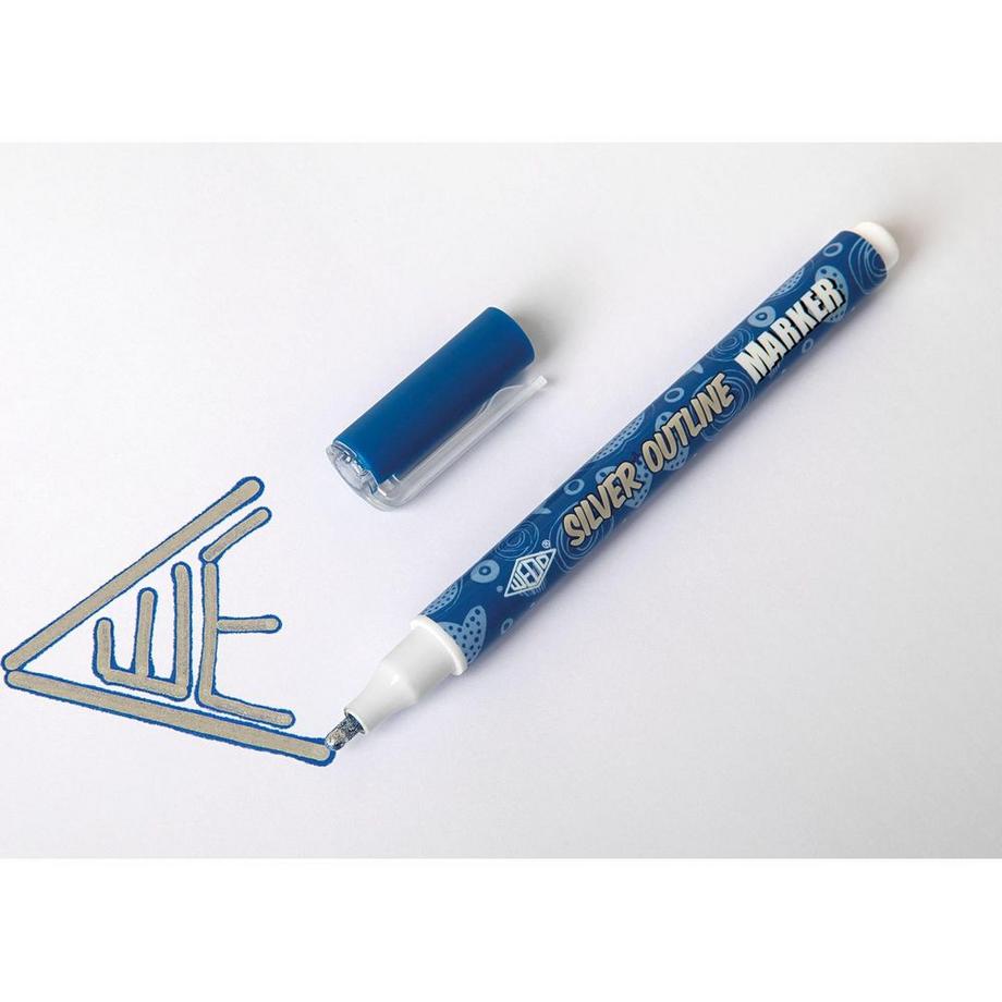 WEDO WEDO Marker Silver+Outline 1-2mm 252600699 Set 6 Stück  