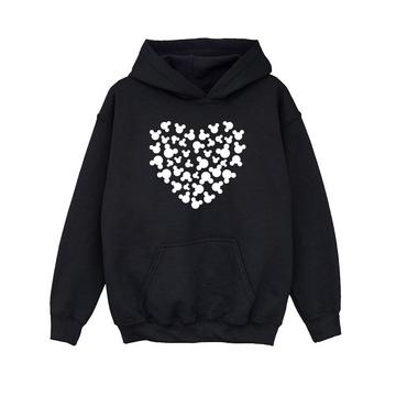 Mickey Mouse Heart Silhouette Kapuzenpullover