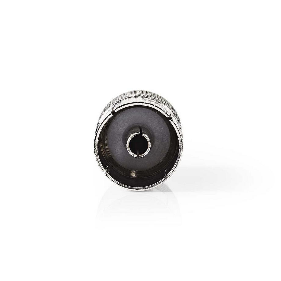 Nedis  Adattatore Satellite e Antenna | IEC (Coax) Maschio | IEC (Coax) Femmina | Nichelato | 75 Ohm | Dritto | Metallo | Argento | 1 pz. | Blister 