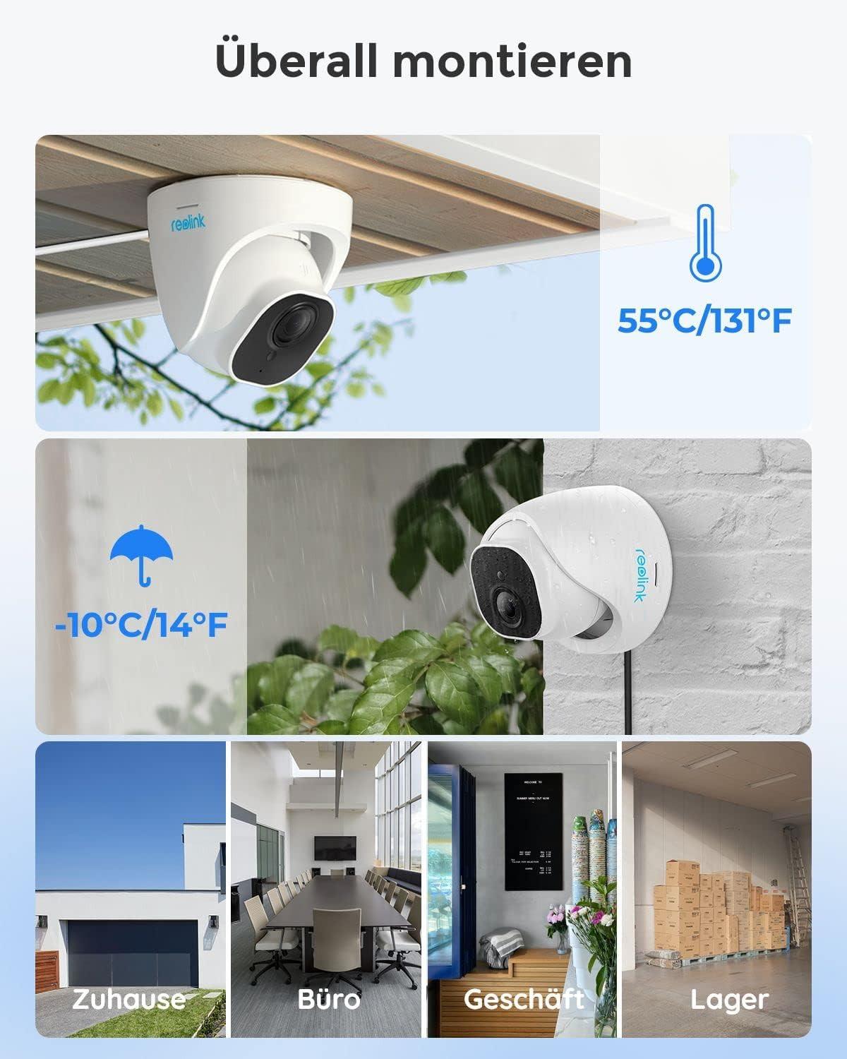 Reolink  Sistema NVS8-5MD4 2K+ con 4 telecamere 