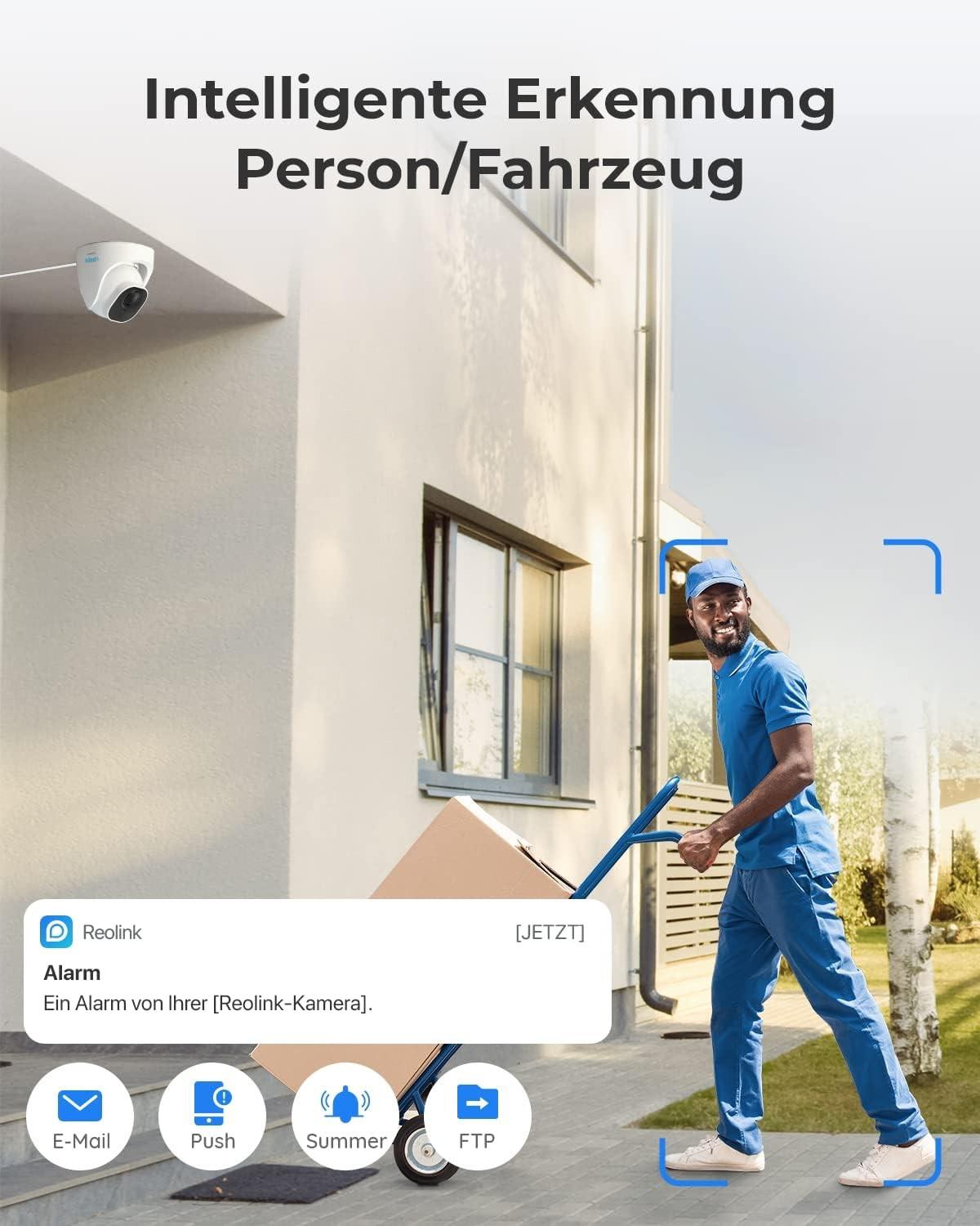 Reolink  Sistema NVS8-5MD4 2K+ con 4 telecamere 