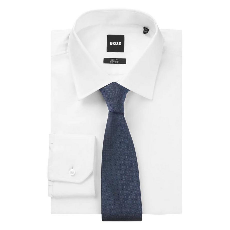 BOSS Jacquard Krawatte mit Geometrischem Muster  