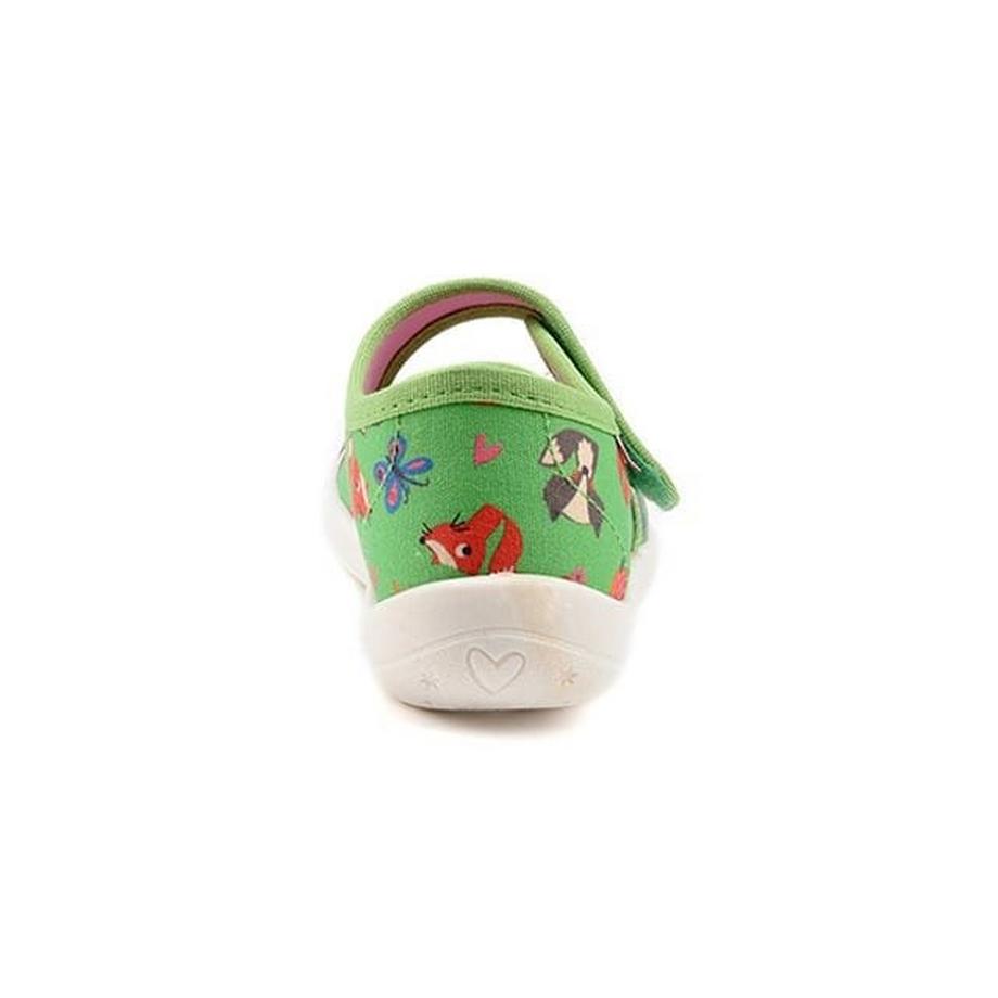 Richter Pistacchio-32 Pantofole Stampate con Chiusura a Strappo  