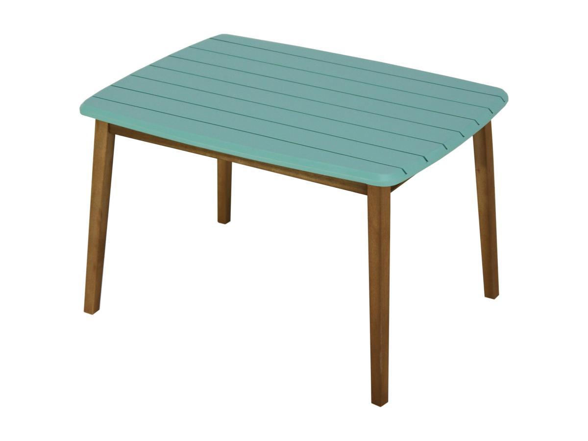 Vente-unique Table de jardin pour enfant en acacia GOZO  