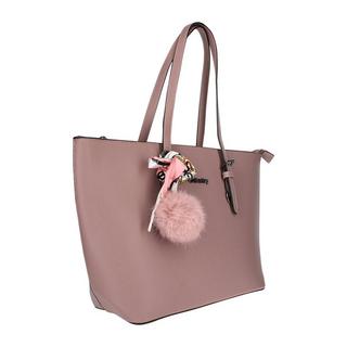 Gallantry  Sac Cabas Pompon et Foulard Rose Antique 