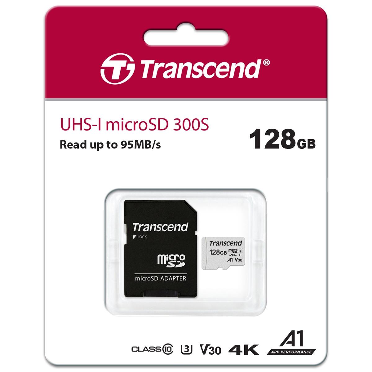 Transcend  microSDXC 128 GB U3 (R95/W40) 