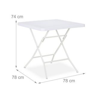 B2X Table de jardin aspect bois  