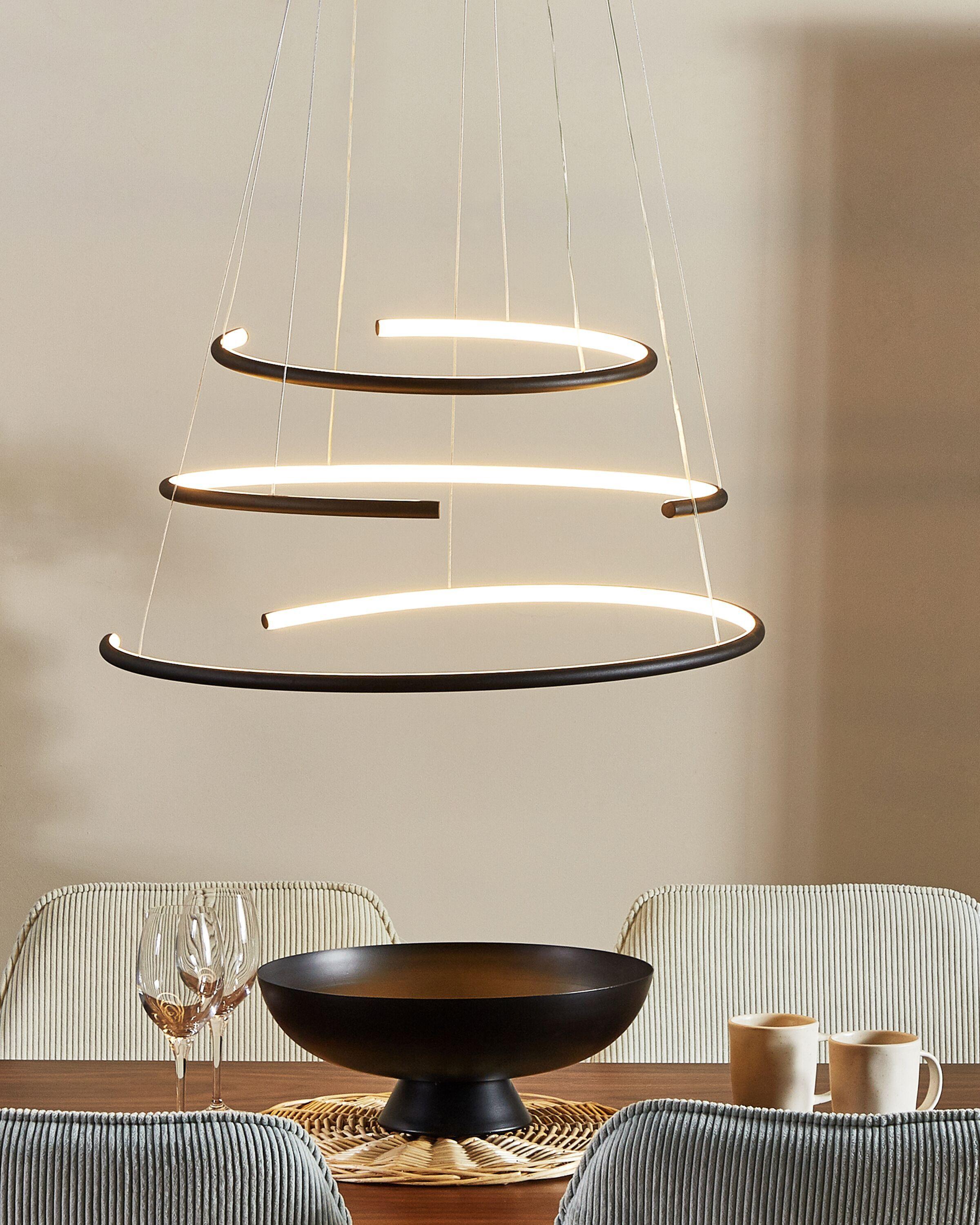 Beliani Lampadario en Alluminio Moderno MAYU  