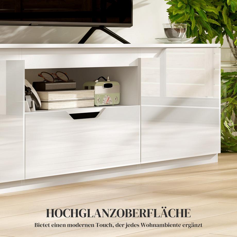 HOMCOM Meuble TV  
