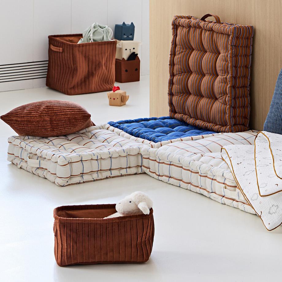 La Redoute Intérieurs Panier velours plissé  