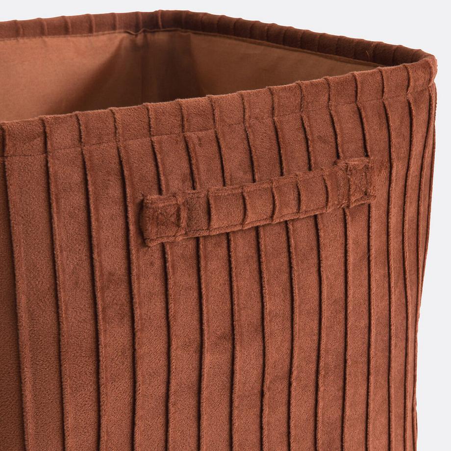 La Redoute Intérieurs Panier velours plissé  