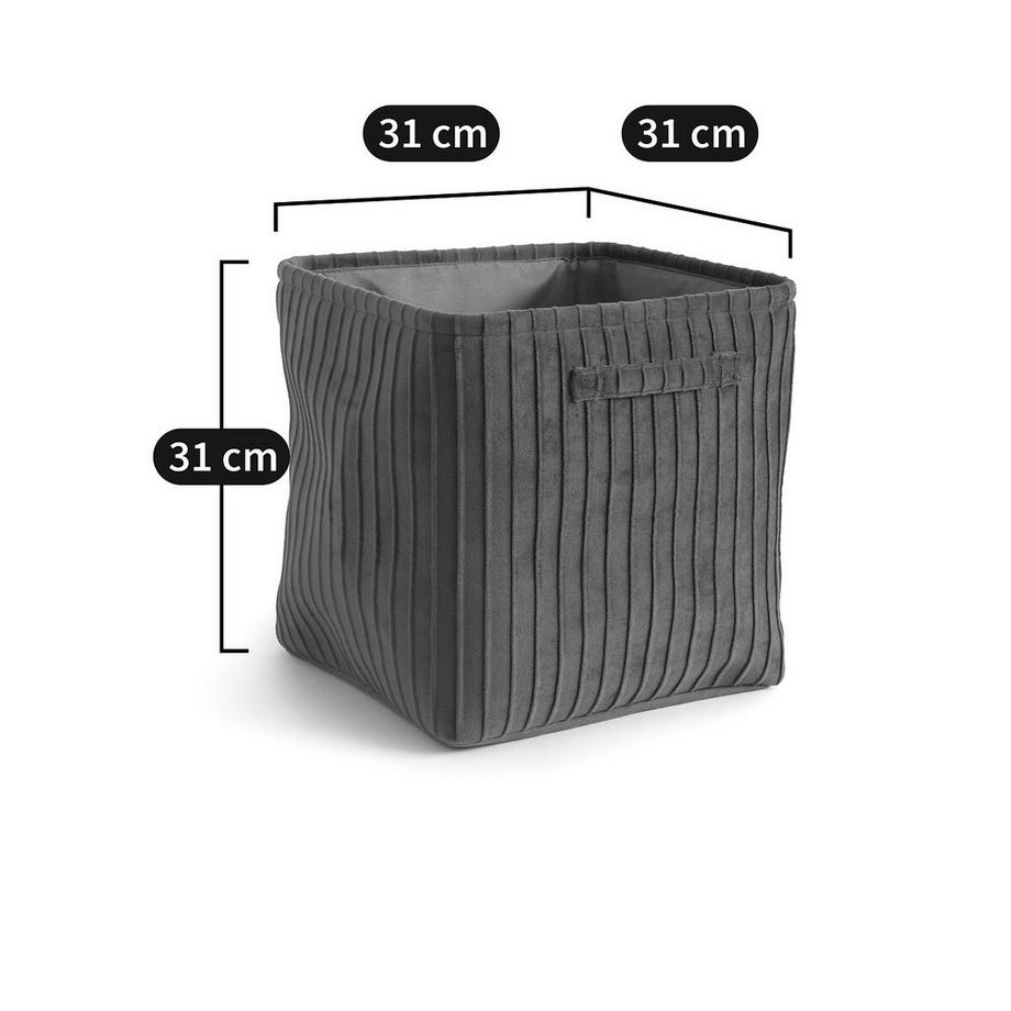 La Redoute Intérieurs Panier velours plissé  