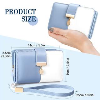 Only-bags.store Lederportemonnaie mit RFID-Schutz und Kette  