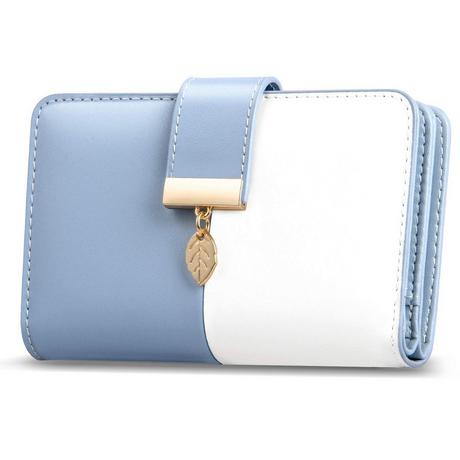 Only-bags.store Lederportemonnaie mit RFID-Schutz und Kette  