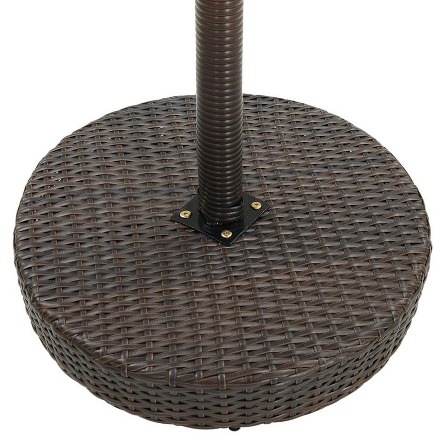 VidaXL Table de jardin rotin synthétique  