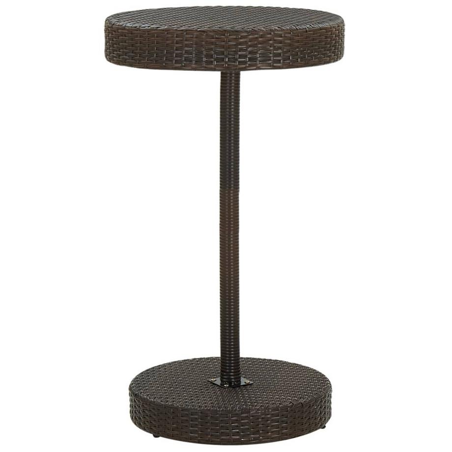 Table de jardin rotin synthétique