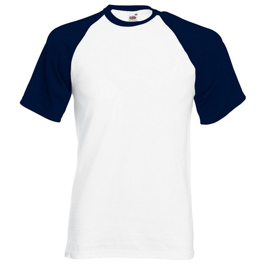 Fruit of the Loom Baseball Kurzarm T-Shirt  