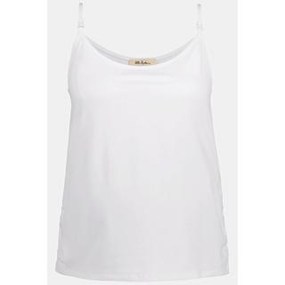 Ulla Popken  Top Bellieva, fonction allaitement, col rond, sans manches, GOTS 