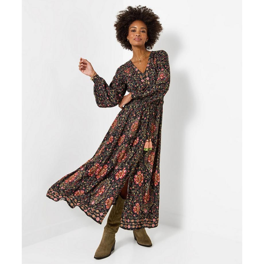 Boho Dreams Maxikleid mit langen Ärmeln