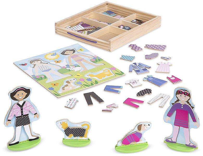 Melissa & Doug  Magnetische Anziepuppen (78Teile) 