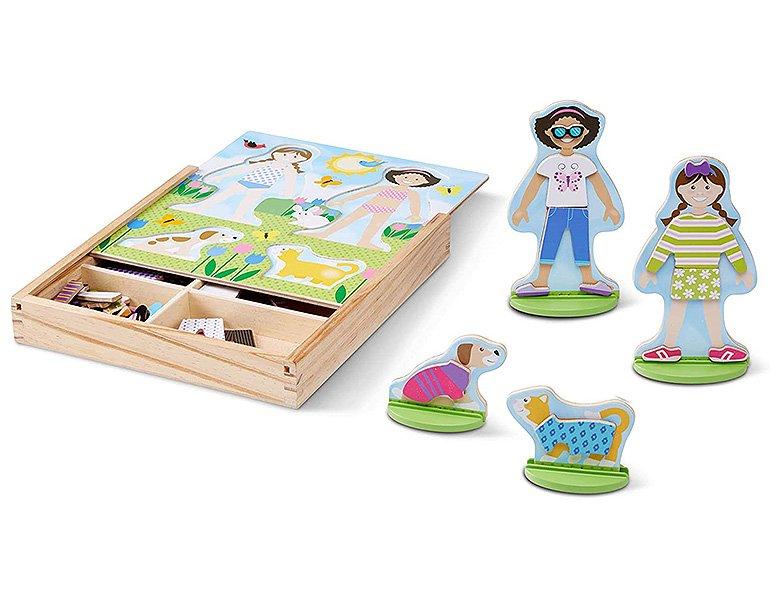 Melissa & Doug  Magnetische Anziepuppen (78Teile) 