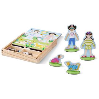 Melissa & Doug  Magnetische Anziepuppen (78Teile) 