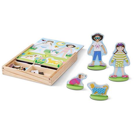 Melissa & Doug  Magnetische Anziepuppen (78Teile) 