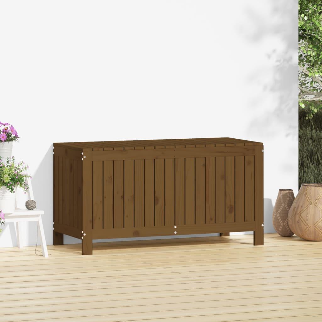 VidaXL Boîte de rangement de jardin bois de pin  