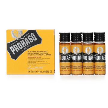 Hot Oil Beard Treatment Wood & Spice  Wood & Spice 4x17ml