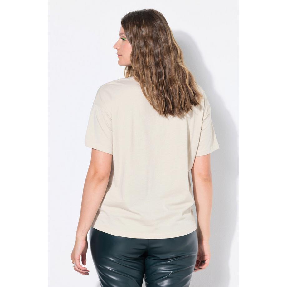 Studio Untold Oversized Sun-Print Pailletten T-Shirt  