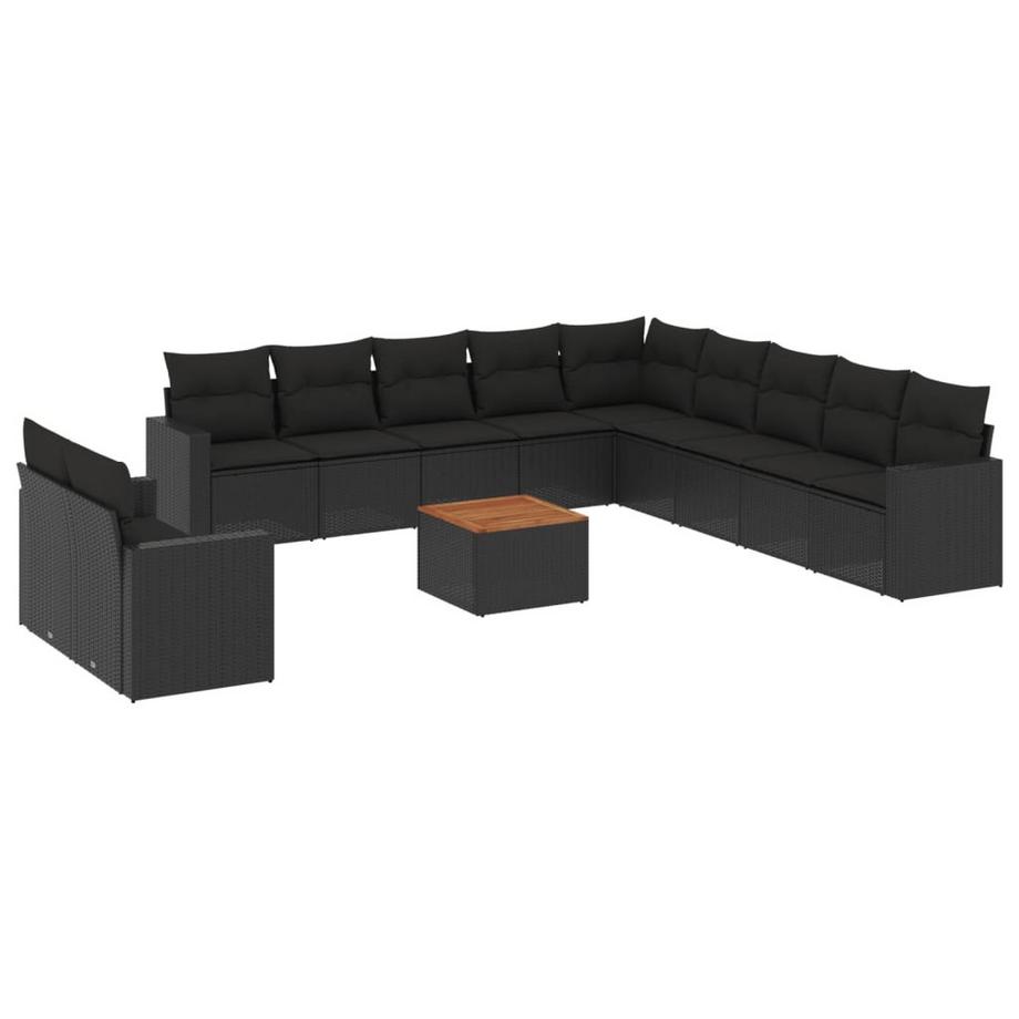 Ensemble de canapés de jardin rotin synthétique