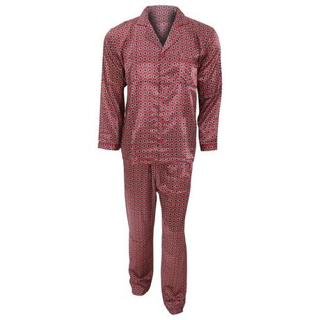 Universal Textiles  Satin Pyjama mit Muster 